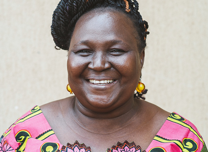 Thérèse Kafando, General Director of the Center for Integrated Education and Training of the Deaf and Hearing (CEFISE). (Photo credit: Light for the World)
