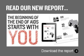 Download our 'The Beginning of the end of AIDS report'
