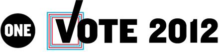 ONE Vote 2012 logo