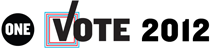 ONE Vote 2012 logo