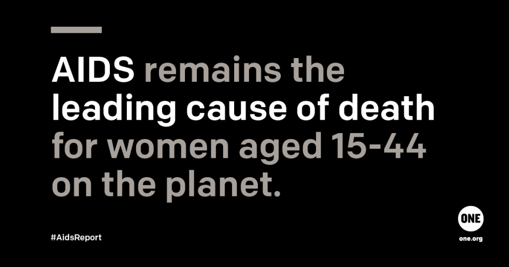 AIDS remains the leading cause of death for women aged 15-44 on the planet