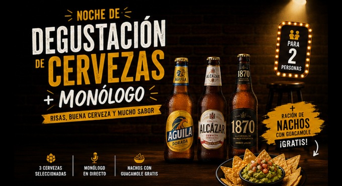 degustacion cervezas y monologo