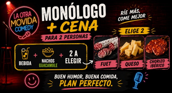 monologo + cena en madrid