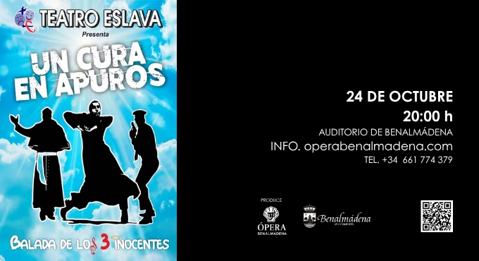 Cartel Un Cura en Apuros