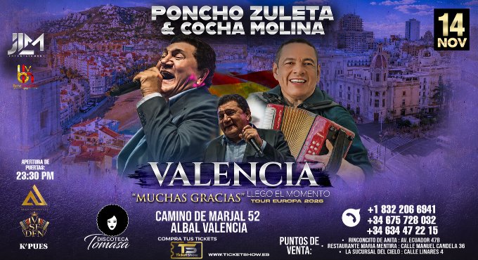 PONCHO ZULETA & COCHA MOLINA VALENCIA