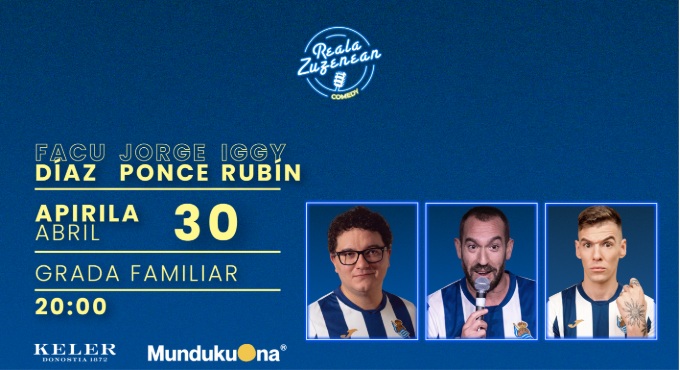 FACU DÍAZ, JORGE PONCE E IGGY RUBÍN