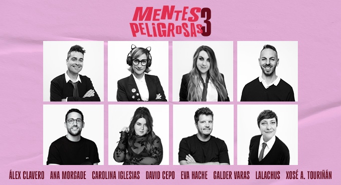 MENTES PELIGROSAS 3 ¡NUEVO SHOW! – cartel