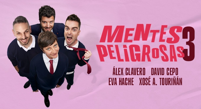 MENTES PELIGROSAS 3: Álex Clavero, David Cepo, Eva Hache y Xosé A. Touriñán