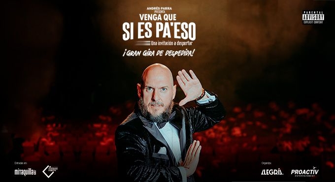 ANDRÉS PARRA - VENGA QUE SI ES PA' ESO – cartel
