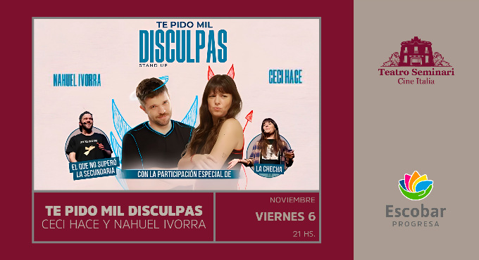 Te pido mil disculpas