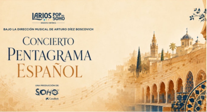 Pentagrama Español Larios Pop en Teatro del Soho CaixaBank
