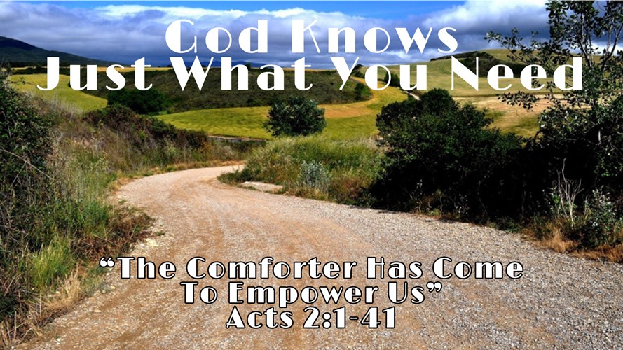 The Comforter Has Come To Empower Us Eastland Hills Christian Church