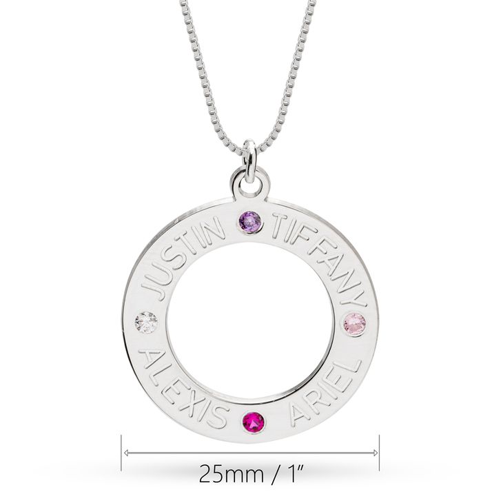 Collar Familiar con Piedra de Nacimiento information