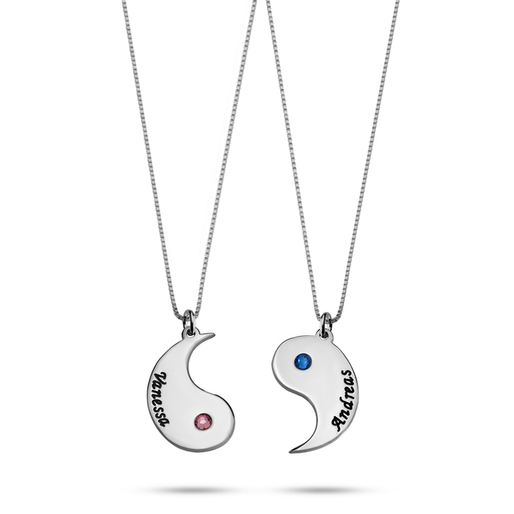 Collar Yin y Yang para Pareja