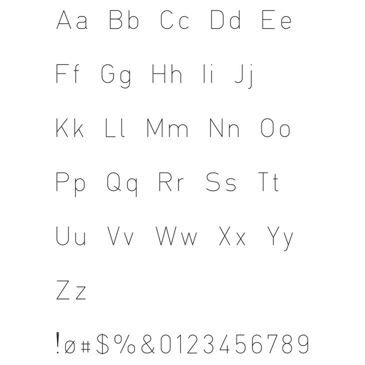 Product Font