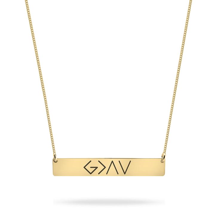 Collar Dios Es Más Grande Que Los Altos y Bajos