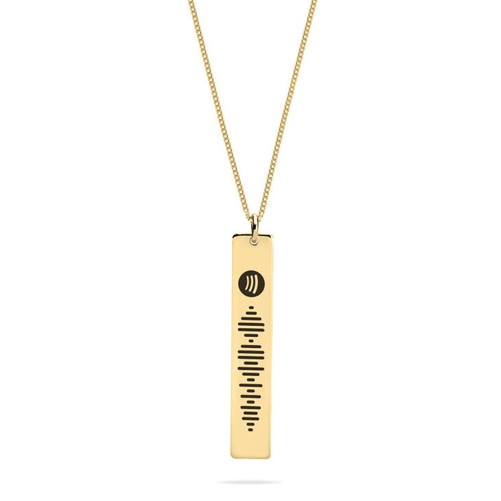 Collar Spotify de Barra Vertical