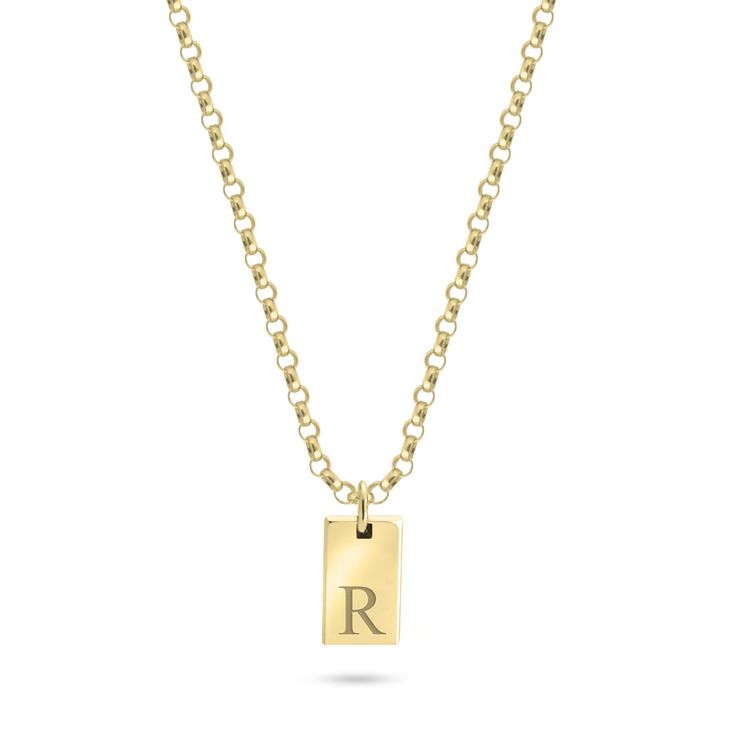 Collar Inicial para Hombre