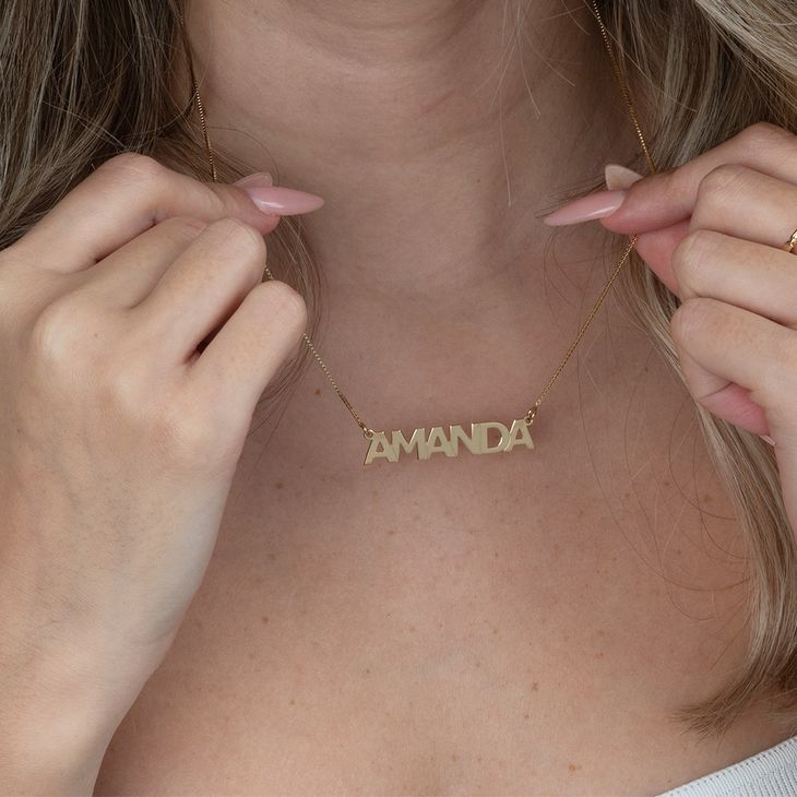 Collar con Nombre en Letras Mayúsculas  - Picture 2