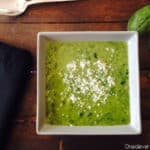 kale and spinach cream soup