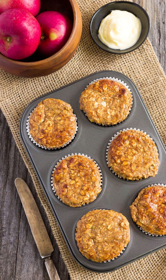 Apple Protein Muffins One Clever Chef