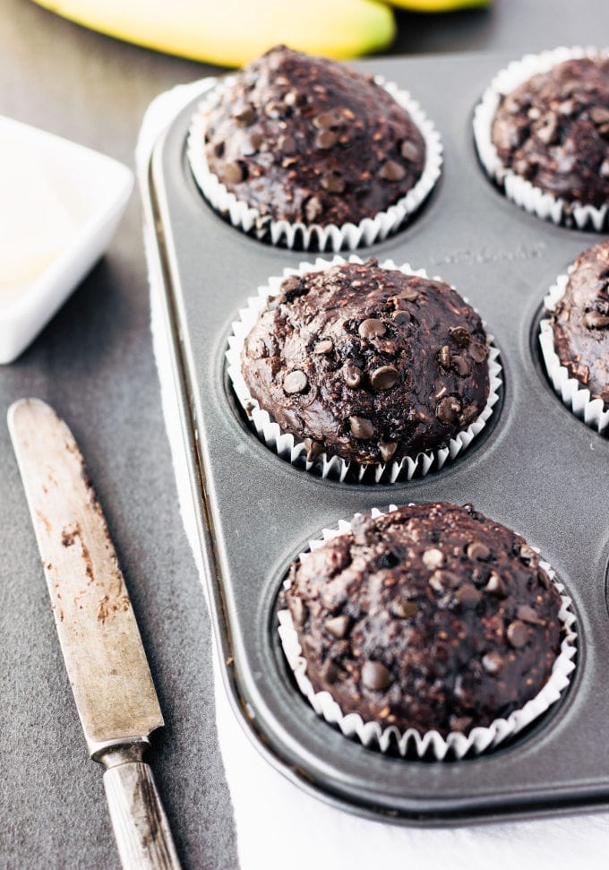 double-chocolate-protein-muffins-one-clever-chef