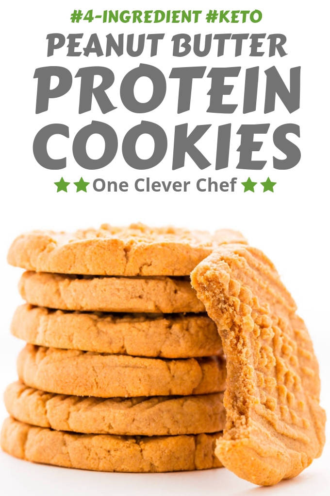 Healthy Peanut Butter Protein Cookies (GlutenFree, Keto) One Clever Chef