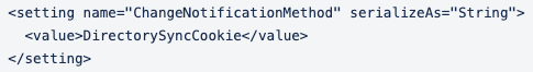 Config File - ChangeNotificationMethod