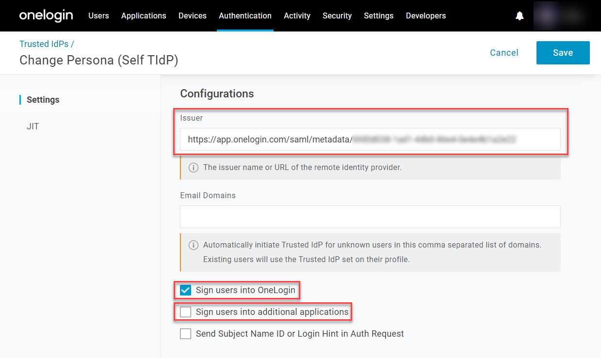 Tidp Example - Linking User Accounts For Fast Profile Switching - Knowledge Portal