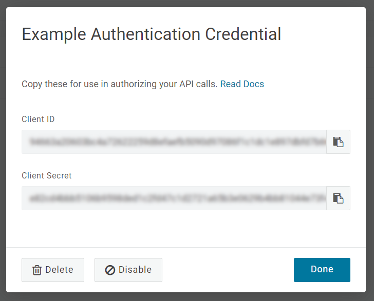 Capture Api Credentials In Sql Database - Managing API Credentials - Knowledge Portal