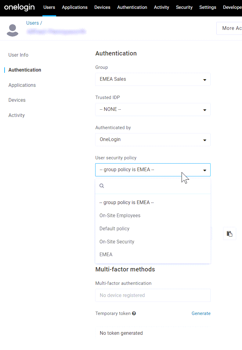 User - Authentication