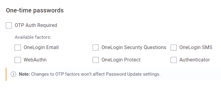 MFA - One-time passwords