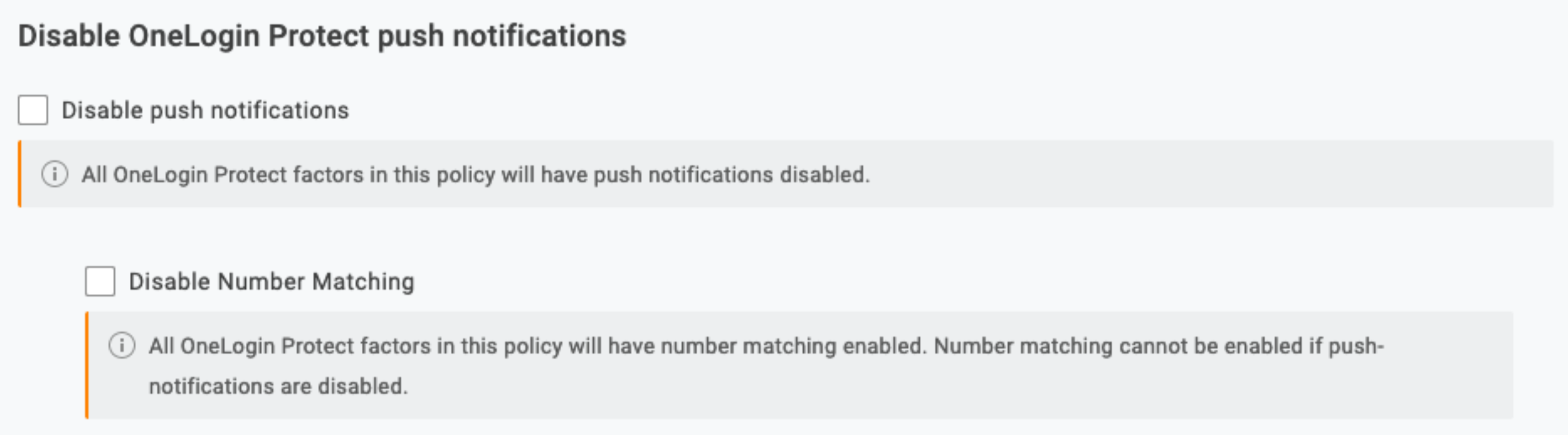 MFA - Disable Push Notifications