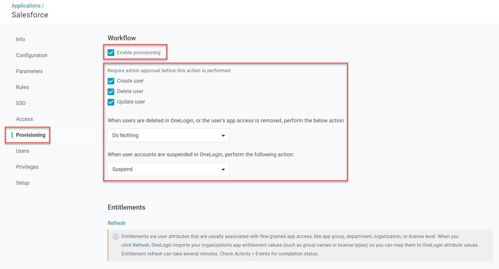 Provisioning - Workflow