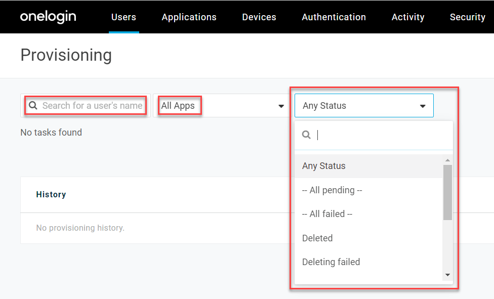 Users - Provisioning