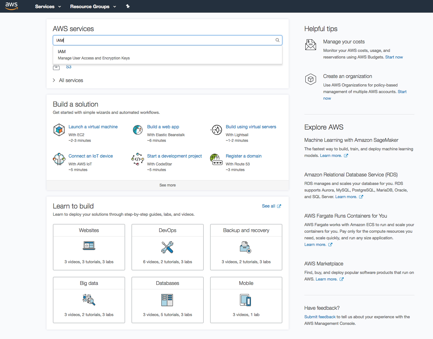 AWS Management Console