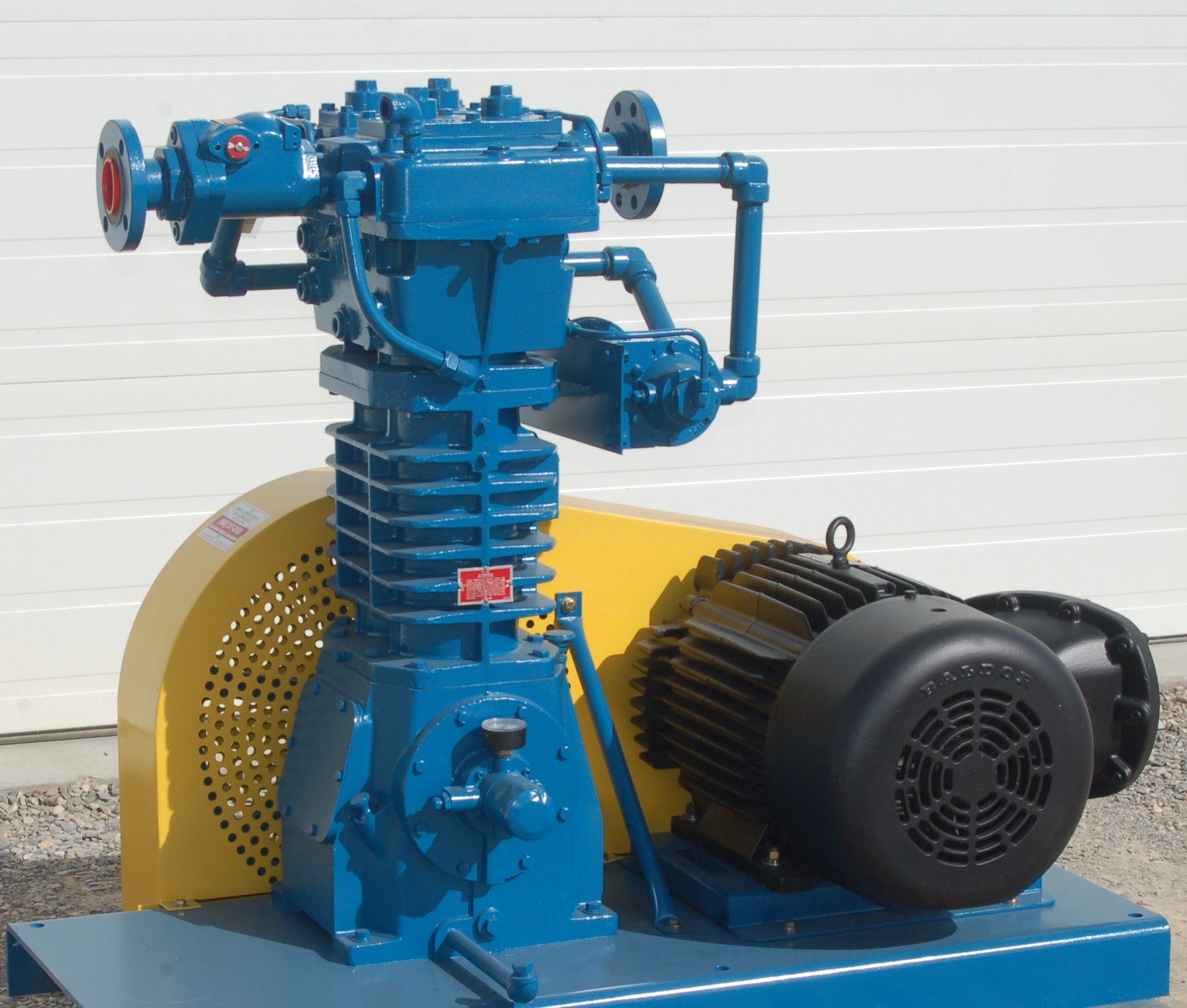 11510 BLACKMER TWOSTAGE, OILFREE, WATERCOOLED GAS COMPRESSOR PACKAGE