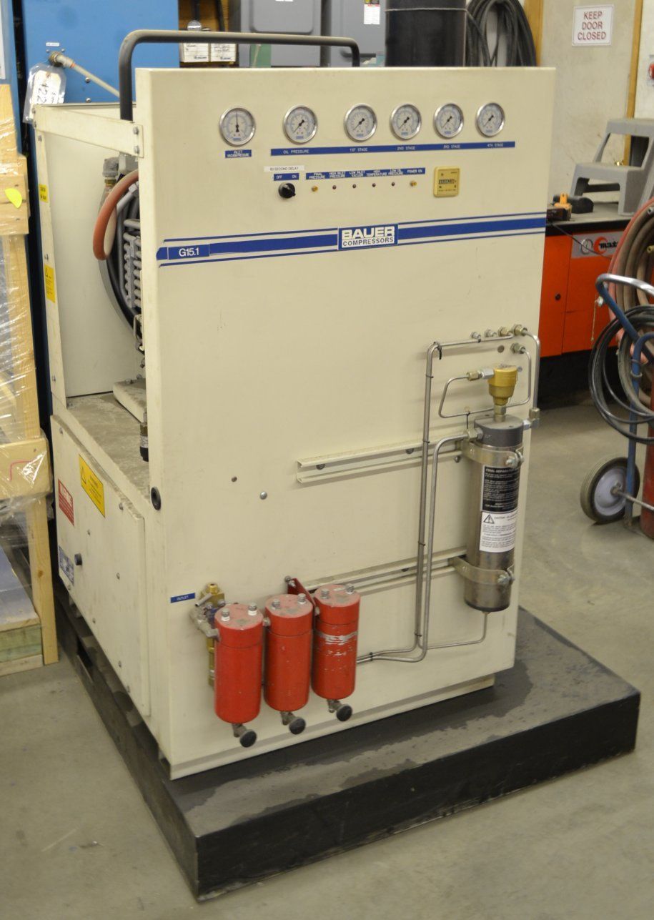 11293 BAUER NITROGEN GAS BOOSTER COMPRESSOR Used Compressors