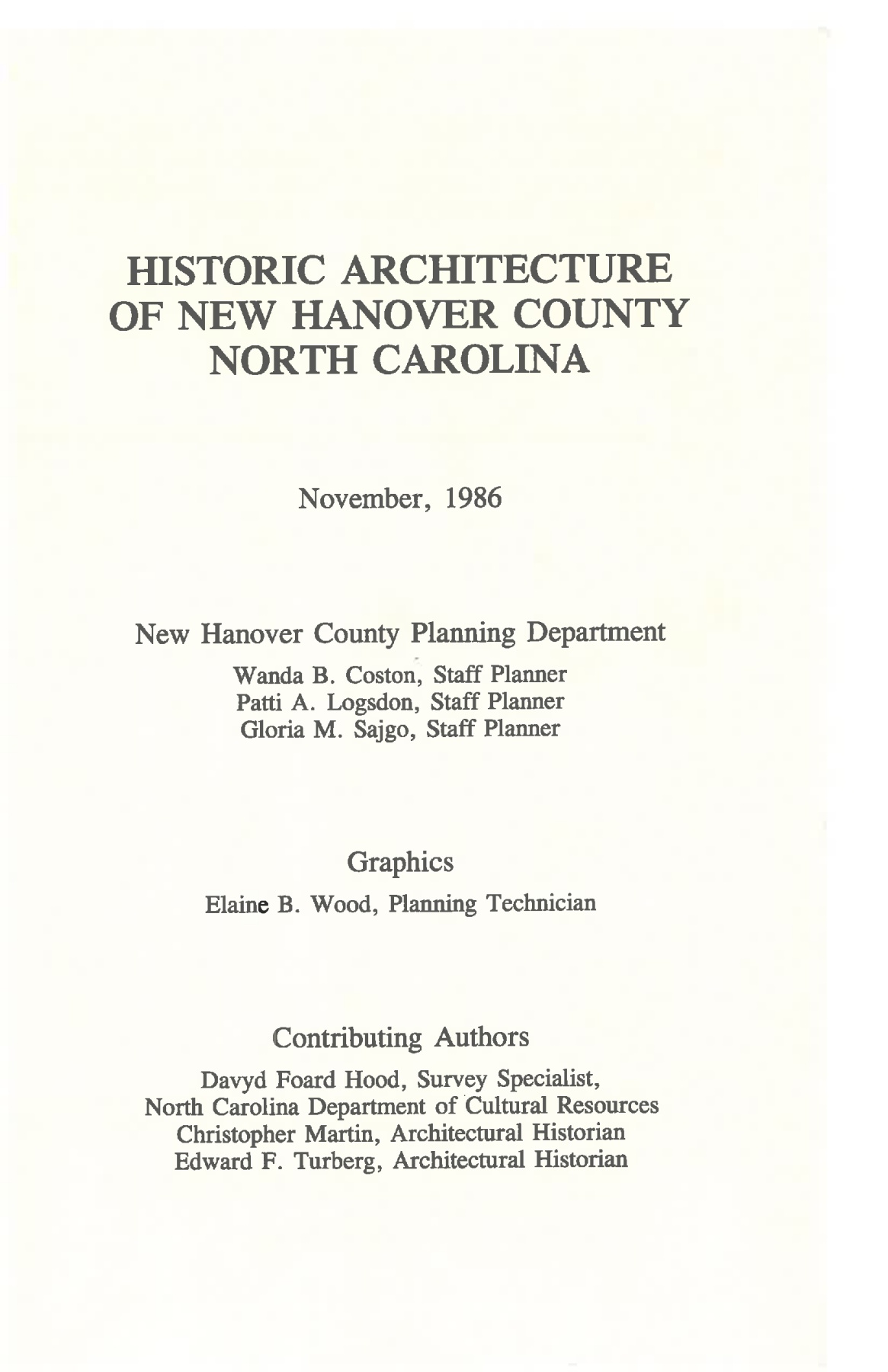 Historic And Archaeological Resources Planning And Land Use Nhc Planning And Land Use North Carolina