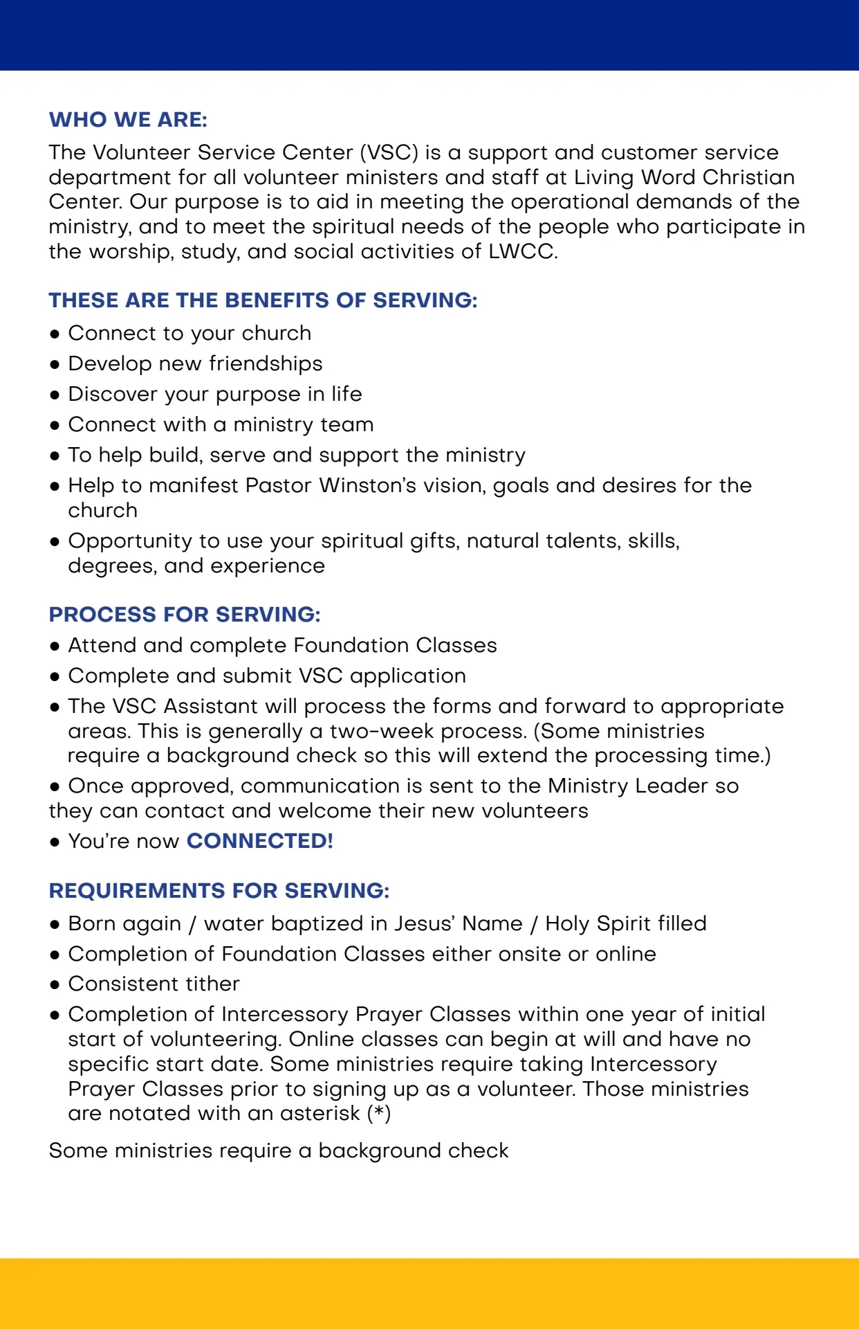 Helps Ministries | Living Word Christian Center