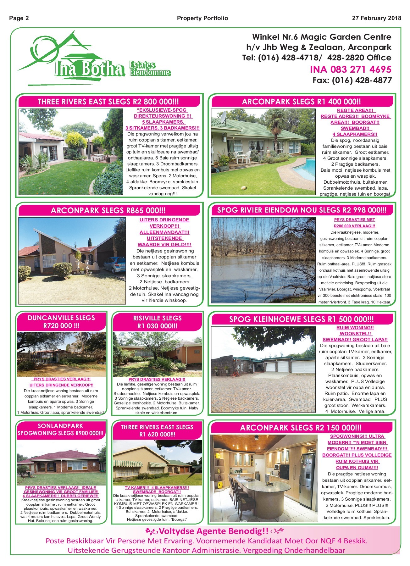 Vaal 27 February 2018 - Issue 1064 | PubHTML5 Vaal 27 February 2018 - Issue 1064 | PubHTML5