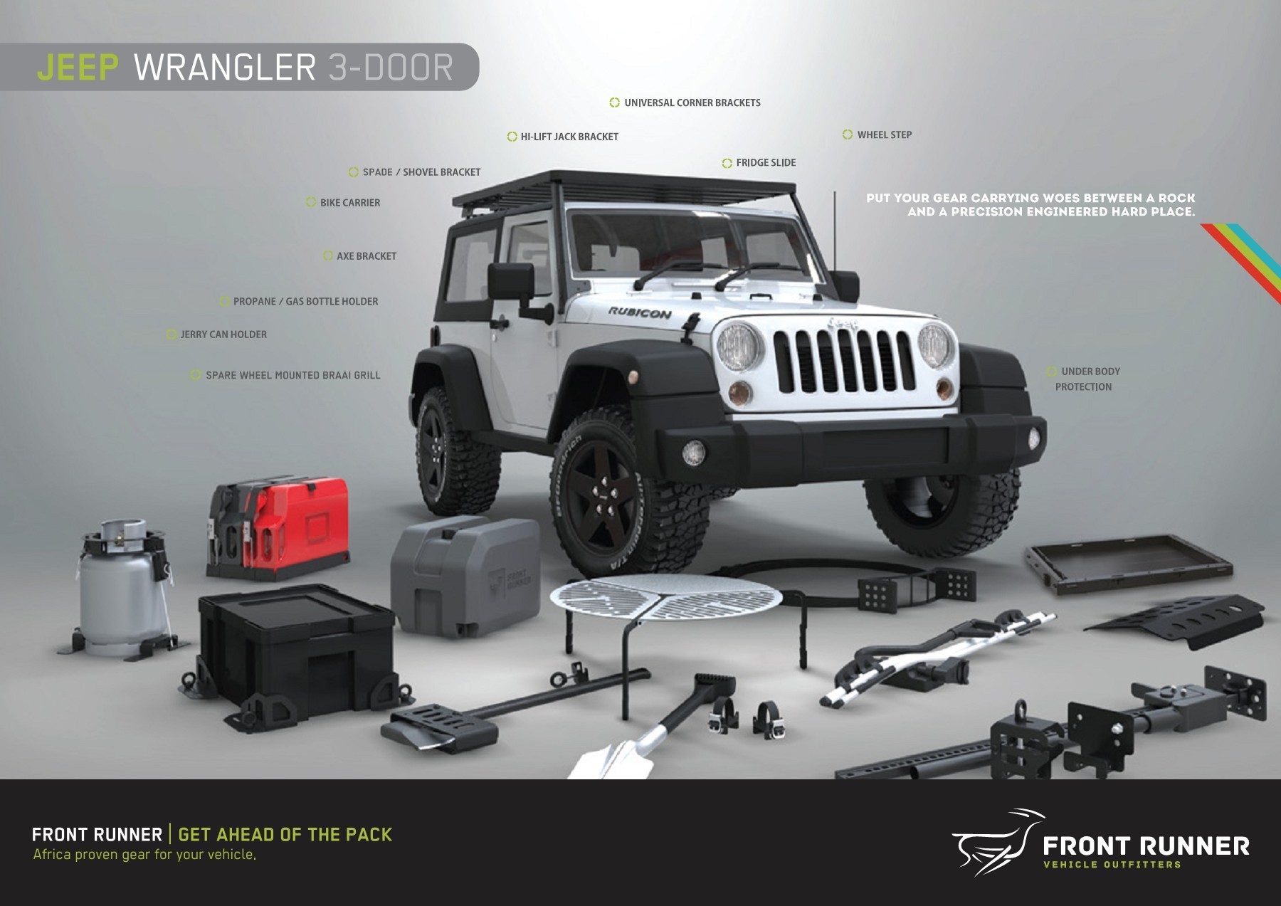 Jeep Wrangler Fridge Slide