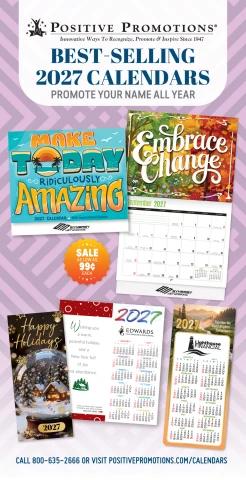 Promotional Best Sellers 2027 Calendars