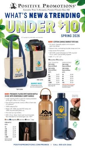 Promotional Custom Products Under $10 - Spring Edition