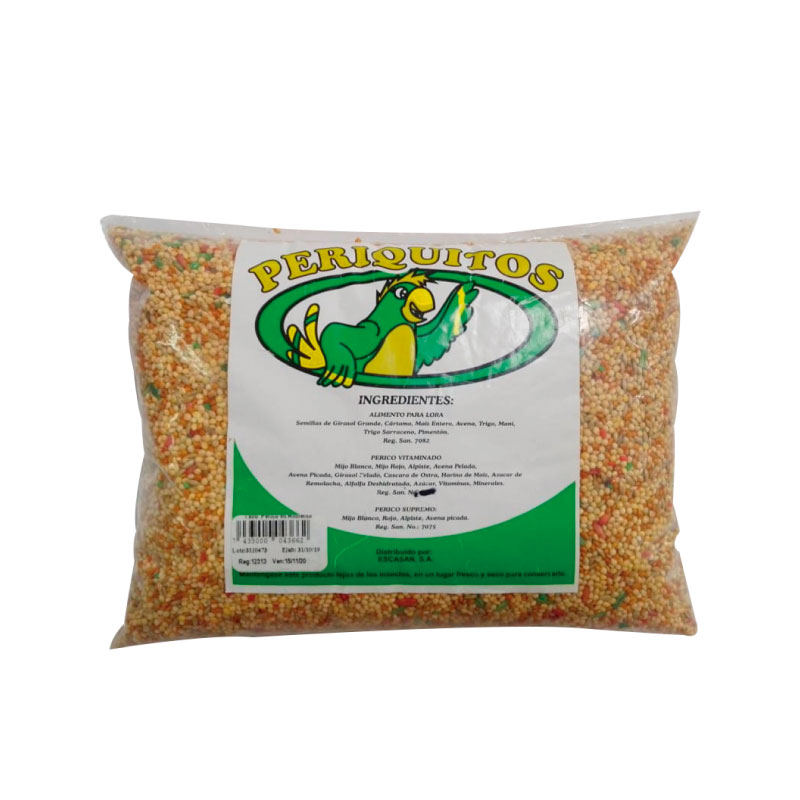 ALIMENTO VITAMINADO PARA PERICO- 1 KG