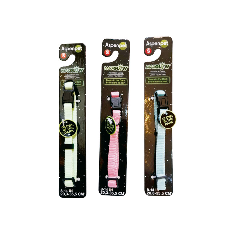 COLLAR AJUSTABLE FLUORECENTE PARA MASCOTA /SMALL