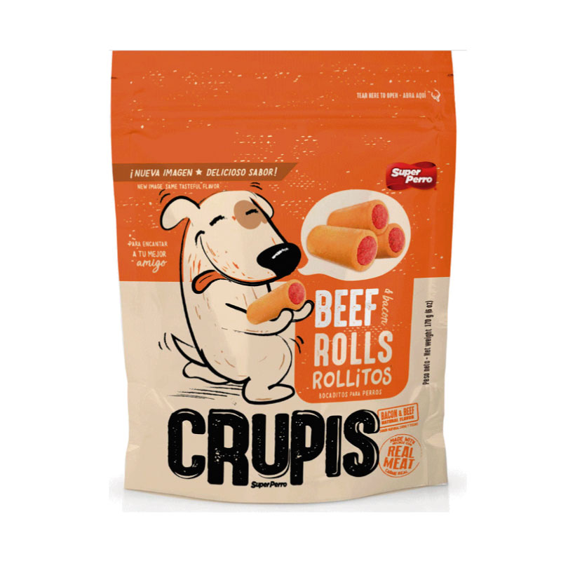 ROLLITOS DE CARNE SABOR TOCINO