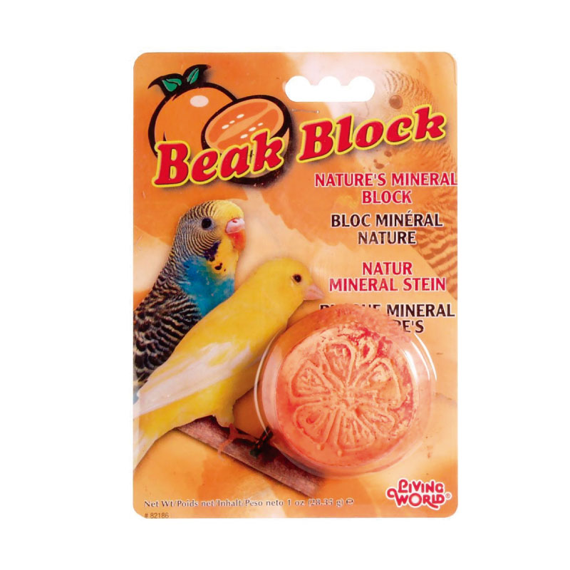 BLOQUE MINERAL NARANJA