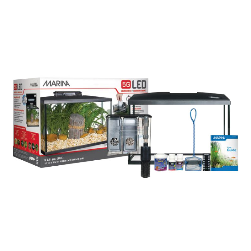 PECERA LED CON KIT AGUARIUM 5 gal