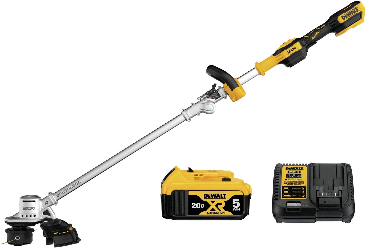 DESBROZADORA INALAM 14" 20V (XR BL) DCST922P1 DEWALT